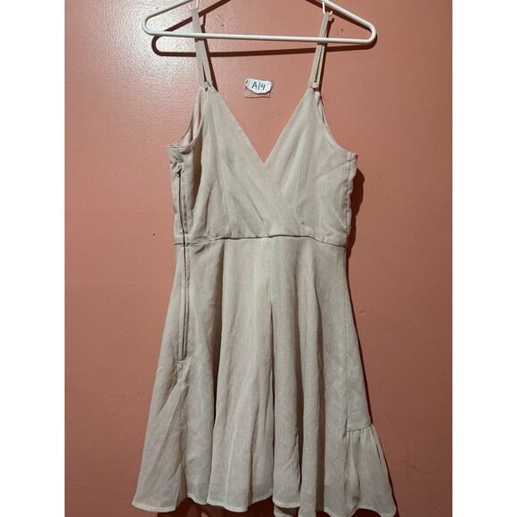 Speechless Womens Dress S Small Light Pink Sparkly V Neck Sleeveless Short - Picture 2 of 9